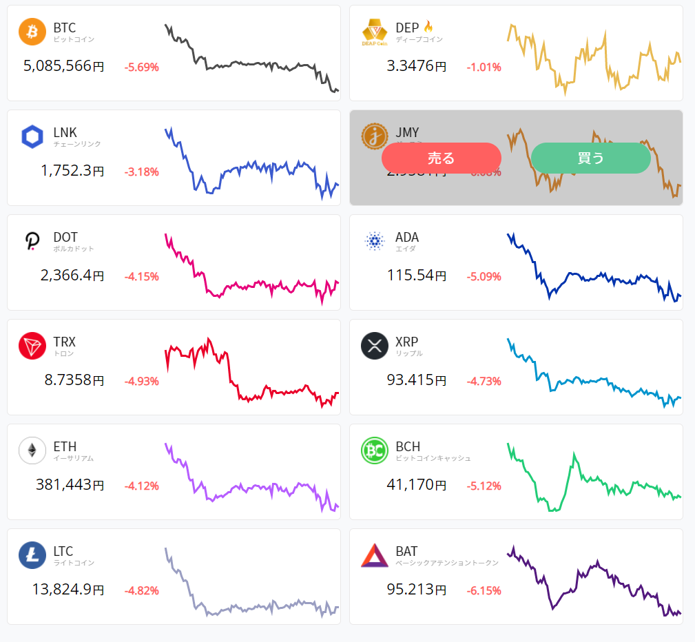 BITPOINT ビットコイン