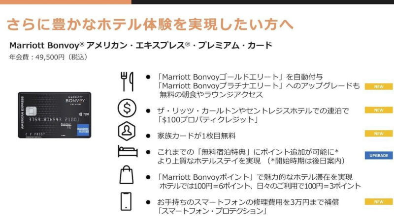 Marriott Bonvoy アメリカン・エキスプレス・カード